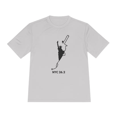 NYC MARATHON ROUTE 26.2 *Premium Athletic T-Shirt