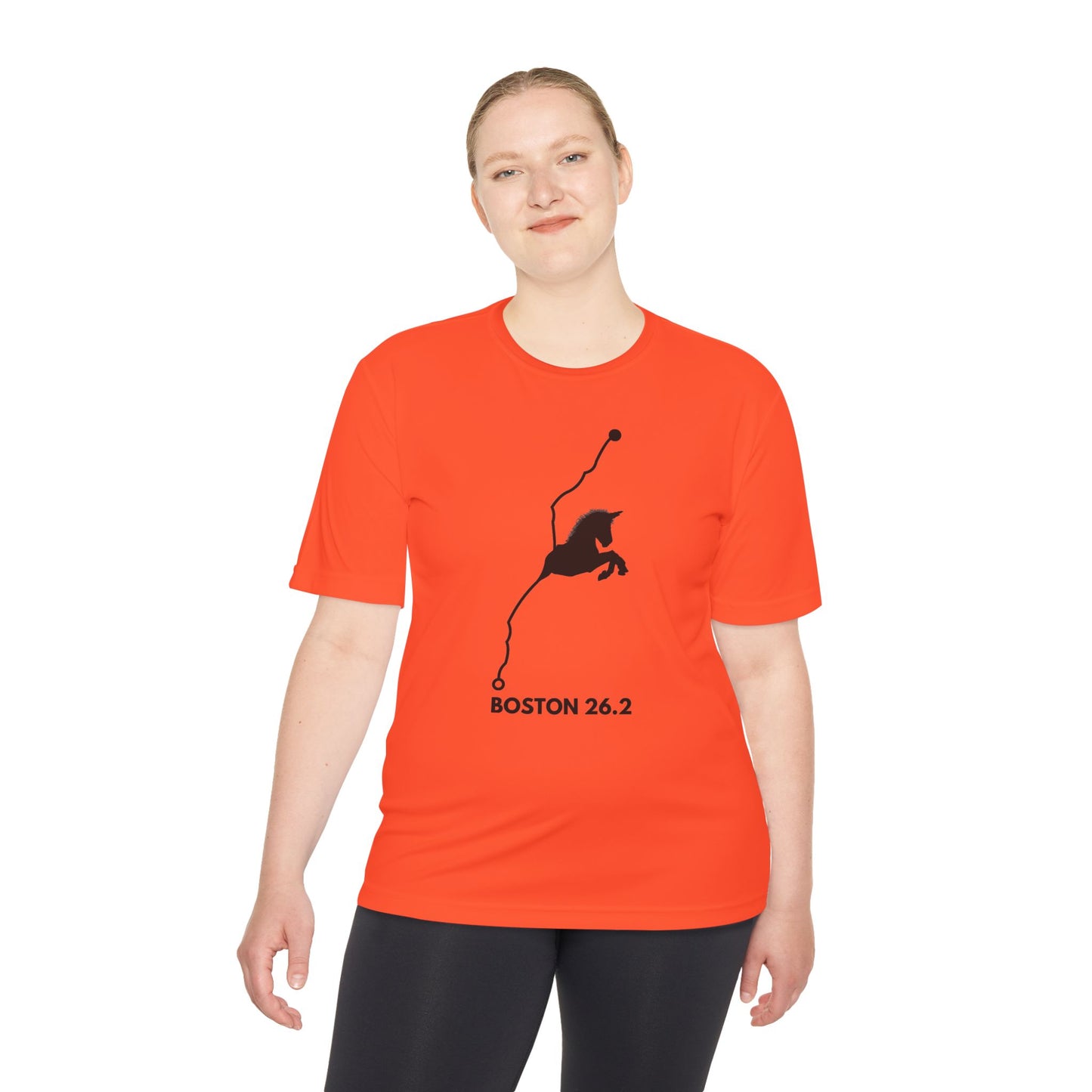 BOSTON MARATHON ROUTE 26.2 *Premium Athletic T-Shirt