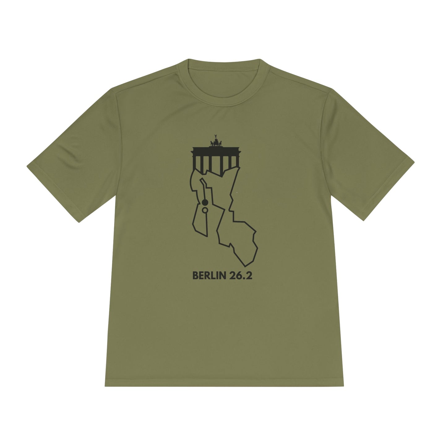 BERLIN MARATHON ROUTE 26.2 *Premium Athletic T-Shirt