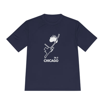 CHICAGO MARATHON ROUTE 26.2 *Premium Athletic T-Shirt W