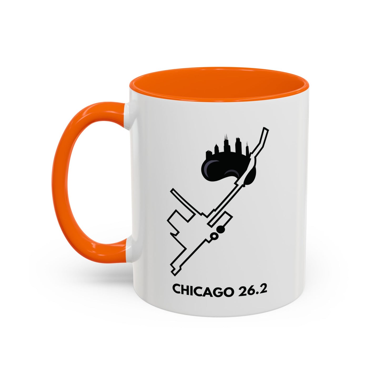 CHICAGO MARATHON ROUTE Mug