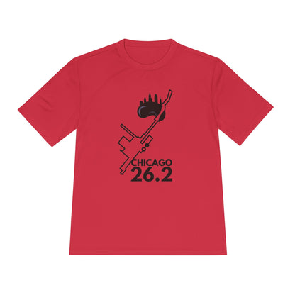 CHICAGO MARATHON ROUTE 26.2 *Premium Athletic T-Shirt