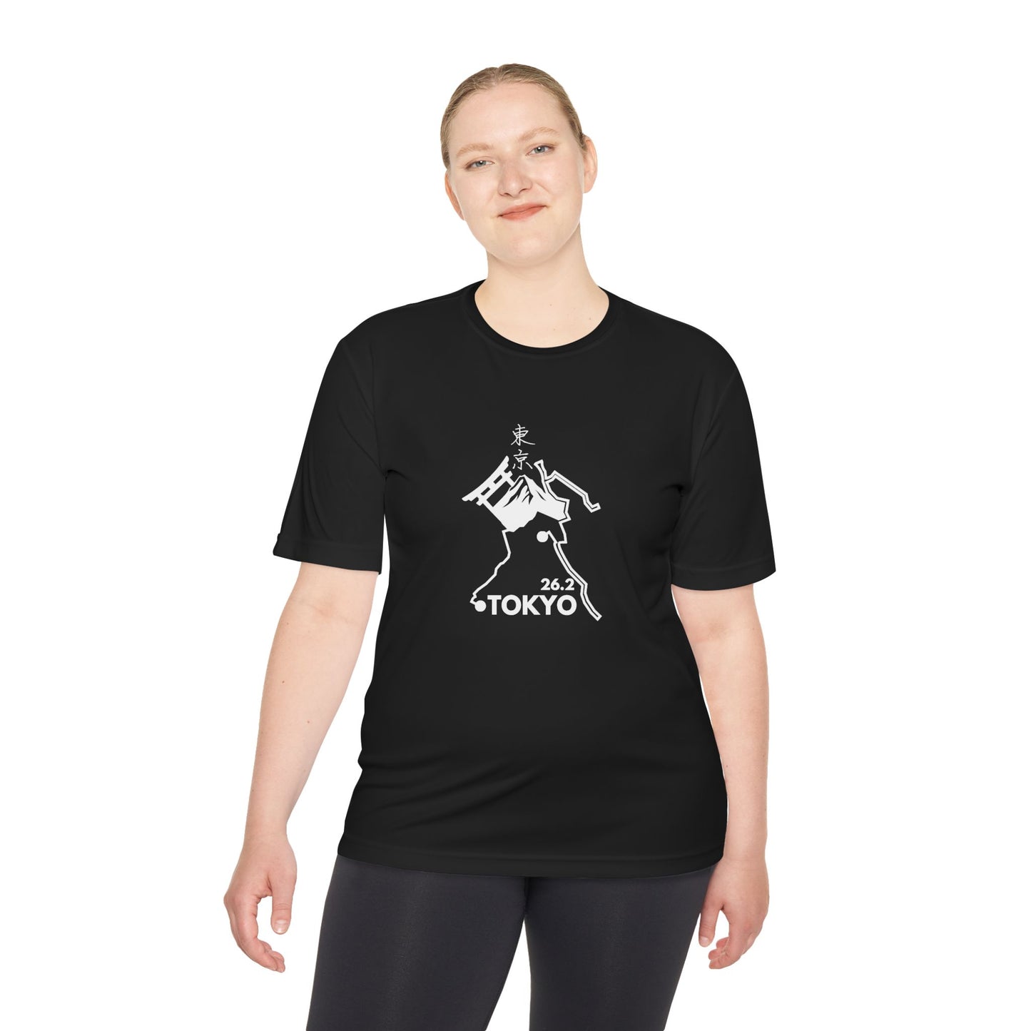 TOKYO MARATHON ROUTE *Premium Athletic T-Shirt W