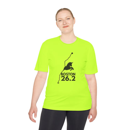 BOSTON MARATHON ROUTE 26.2 *Premium Athletic T-Shirt