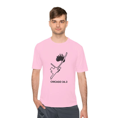 CHICAGO MARATHON ROUTE 26.2 *Premium Athletic T-Shirt