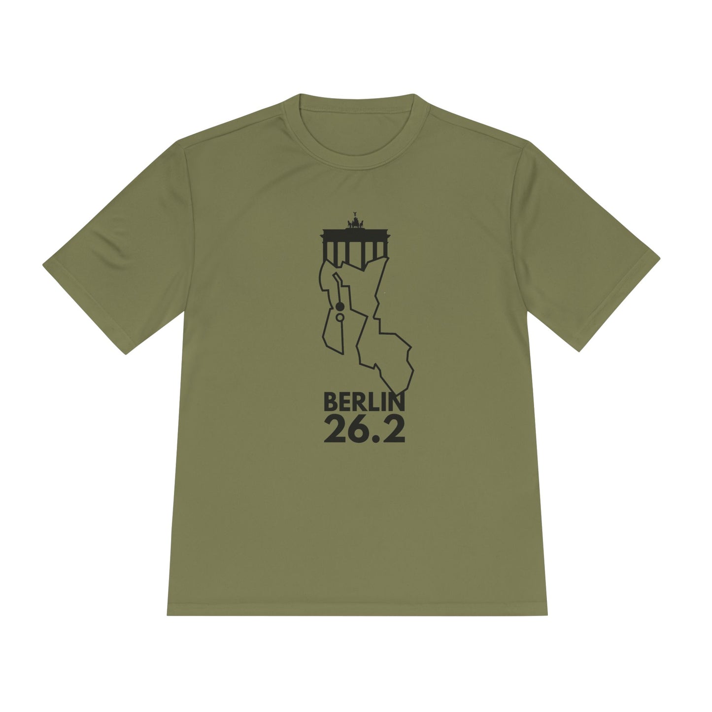 BERLIN MARATHON ROUTE 26.2 *Premium Athletic T-Shirt