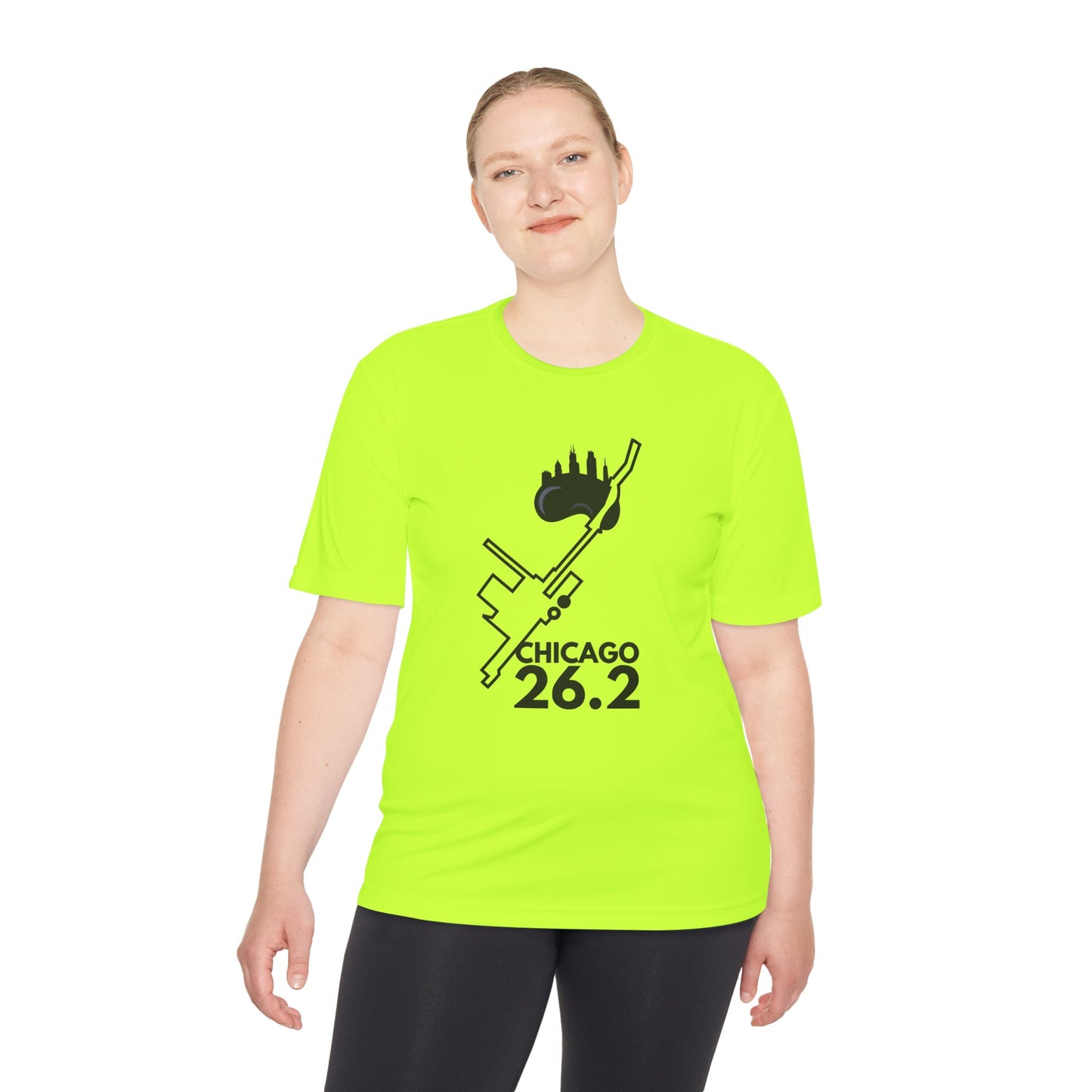 CHICAGO MARATHON ROUTE 26.2 *Premium Athletic T-Shirt
