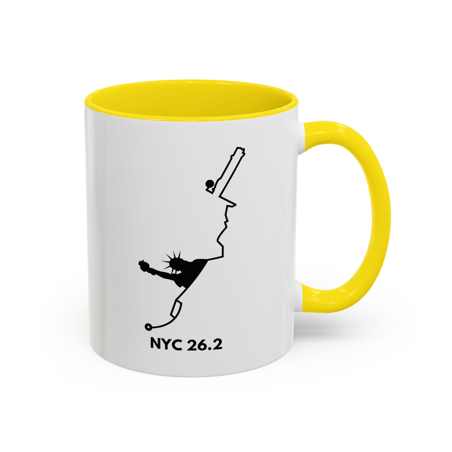 NYC MARATHON ROUTE Mug