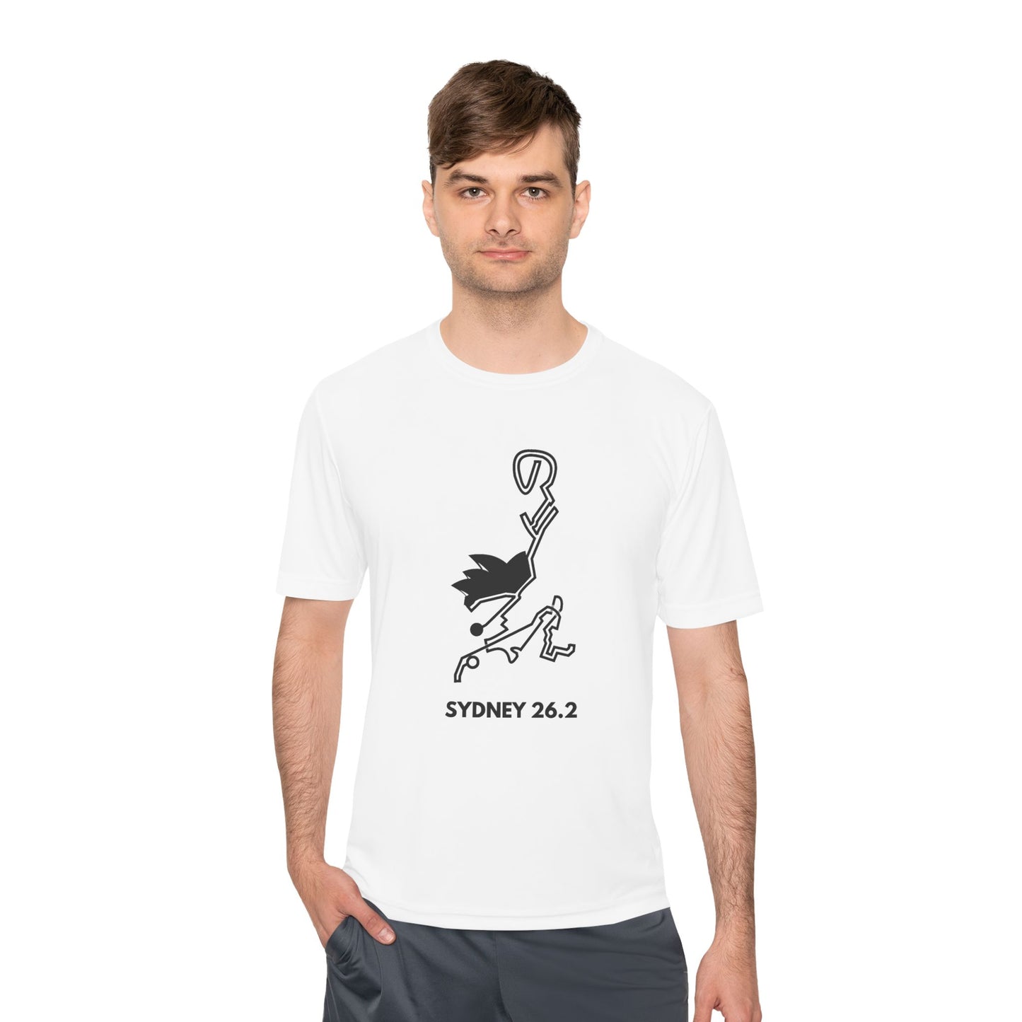 SYDNEY MARATHON ROUTE 26.2 *Premium Athletic T-Shirt