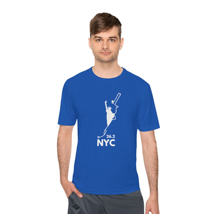 NYC MARATHON ROUTE 26.2 *Premium Athletic T-Shirt W