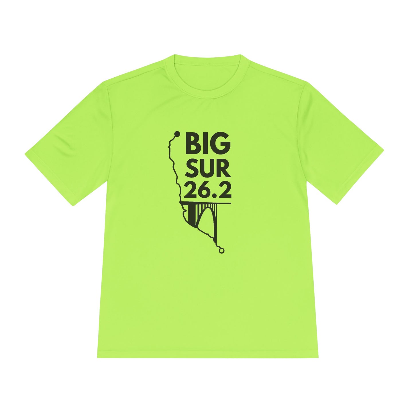 BIG SUR MARATHON ROUTE 26.2 - *Premium Athletic T-Shirt