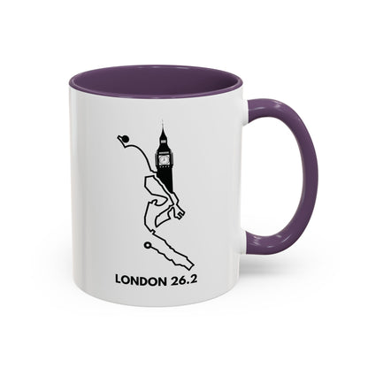 LONDON MARATHON ROUTE Mug