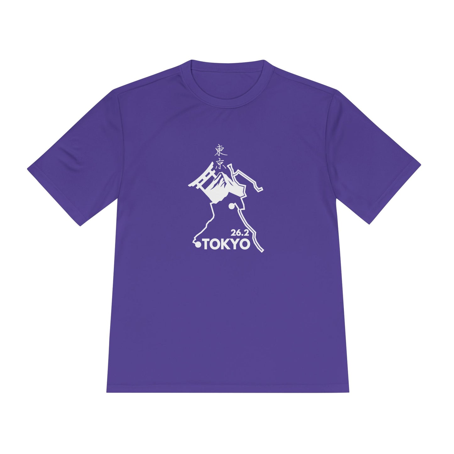 TOKYO MARATHON ROUTE *Premium Athletic T-Shirt W
