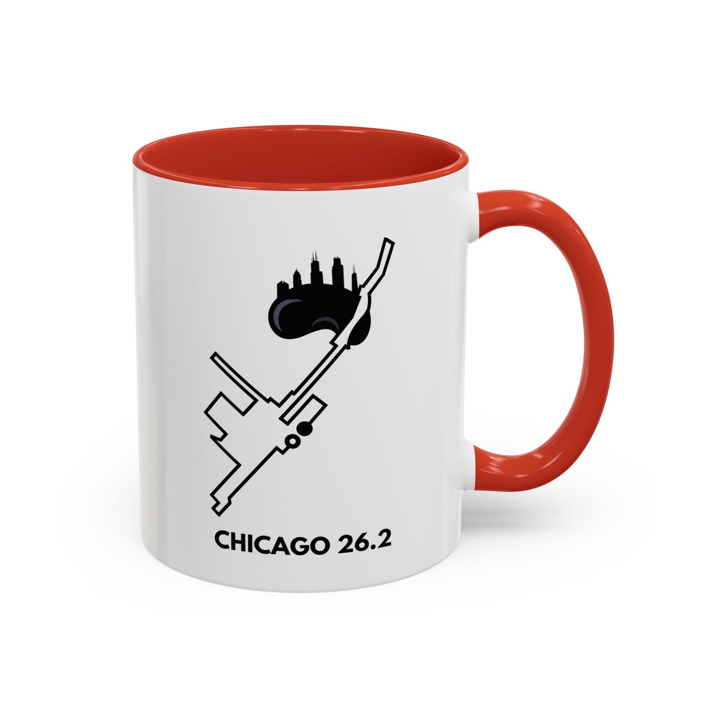 CHICAGO MARATHON ROUTE Mug