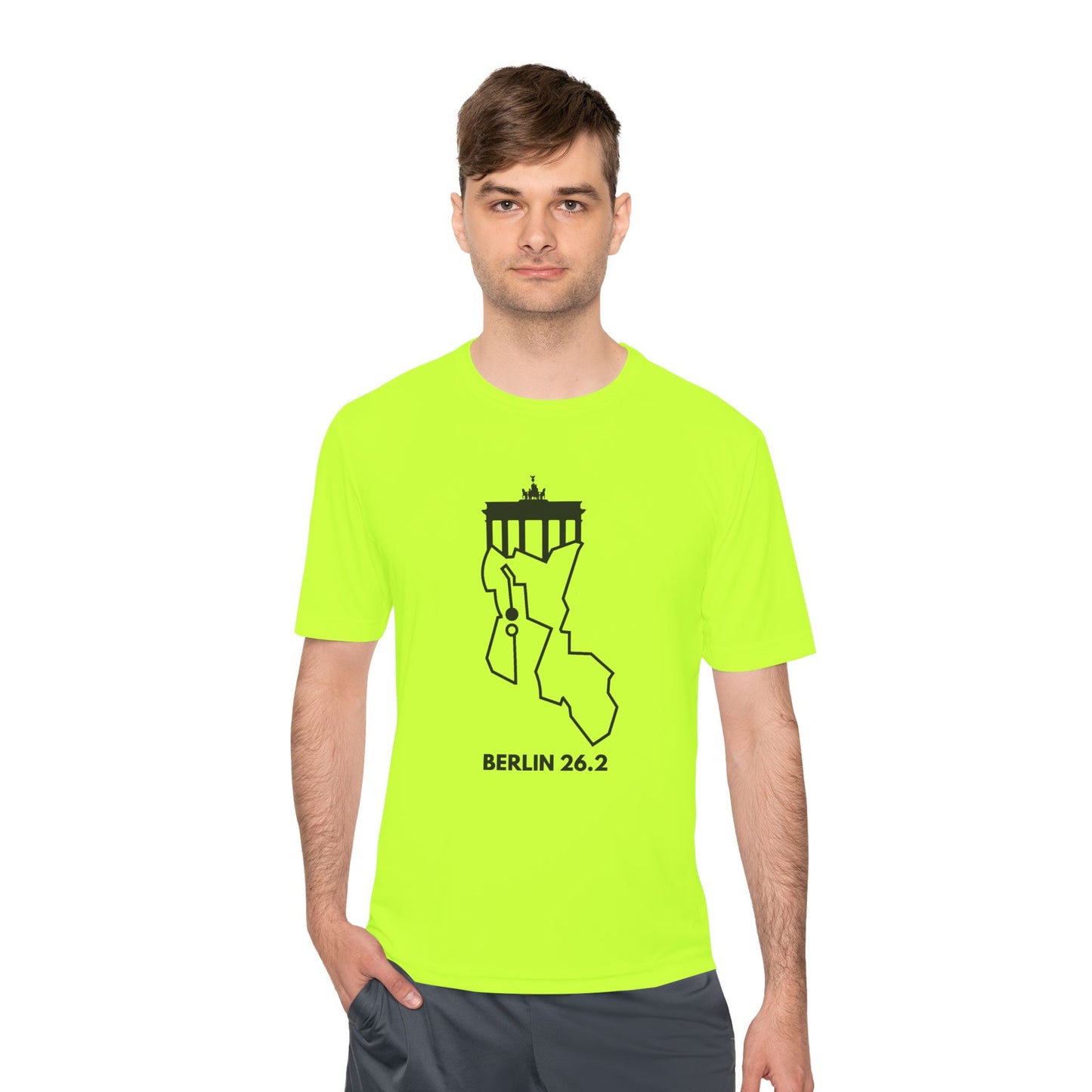 BERLIN MARATHON ROUTE 26.2 *Premium Athletic T-Shirt