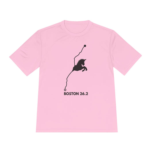 BOSTON MARATHON ROUTE 26.2 *Premium Athletic T-Shirt
