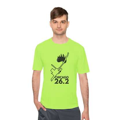 CHICAGO MARATHON ROUTE 26.2 *Premium Athletic T-Shirt