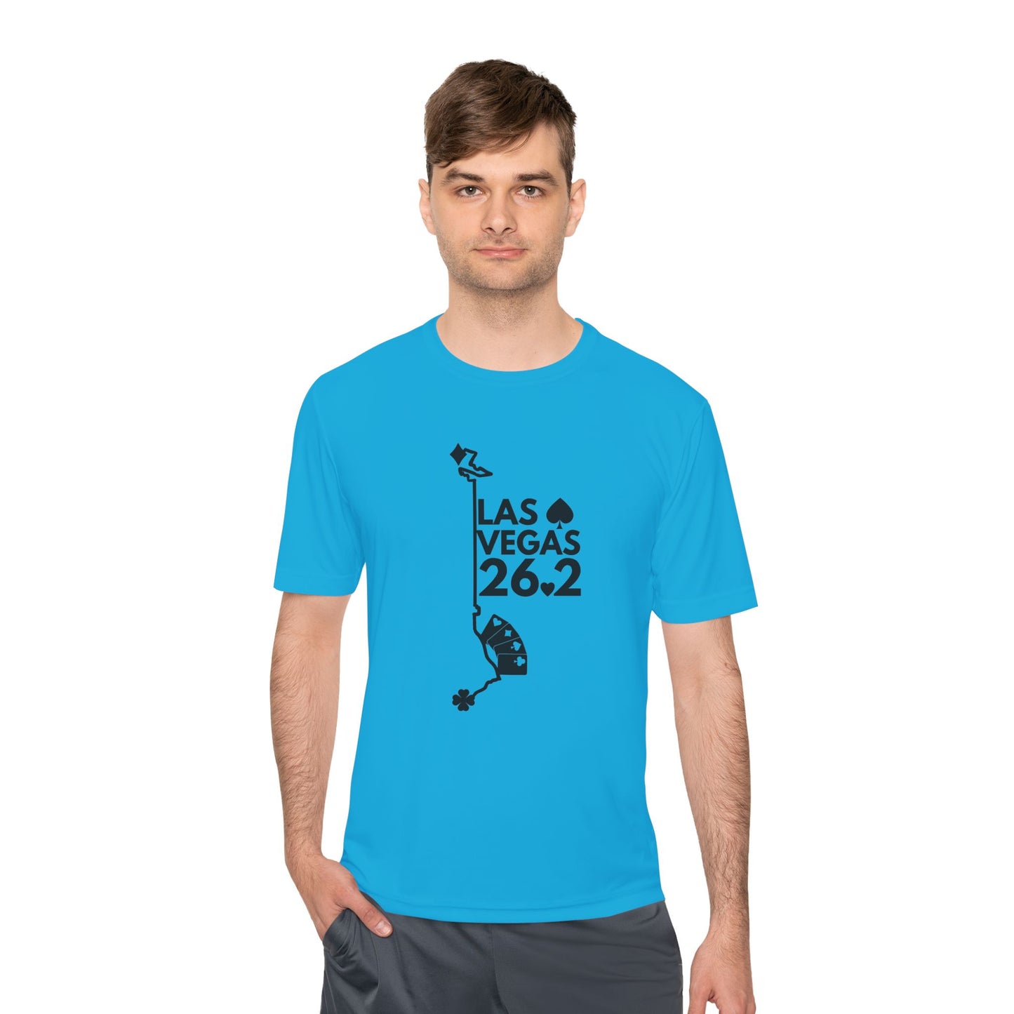 LAS VEGAS MARATHON ROUTE 26.2 *Premium Athletic T-Shirt