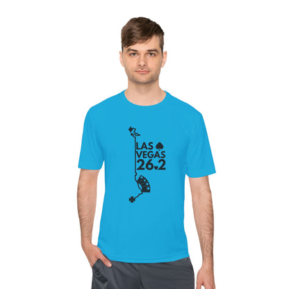 LAS VEGAS MARATHON ROUTE 26.2 *Premium Athletic T-Shirt