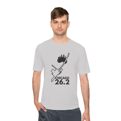CHICAGO MARATHON ROUTE 26.2 *Premium Athletic T-Shirt