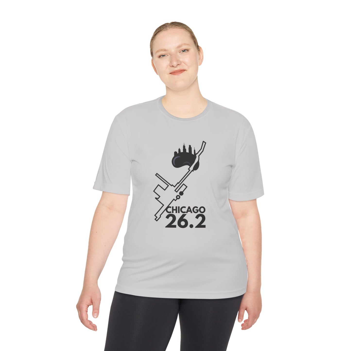 CHICAGO MARATHON ROUTE 26.2 *Premium Athletic T-Shirt
