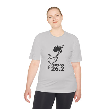 CHICAGO MARATHON ROUTE 26.2 *Premium Athletic T-Shirt