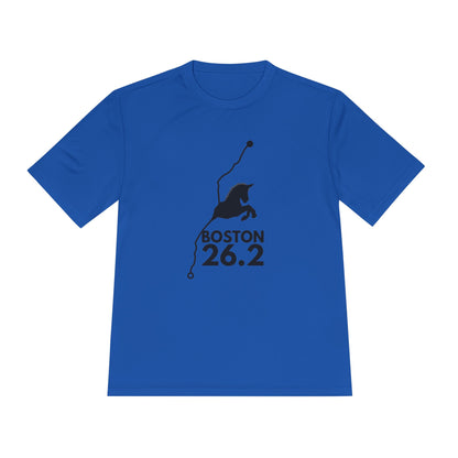 BOSTON MARATHON ROUTE 26.2 *Premium Athletic T-Shirt