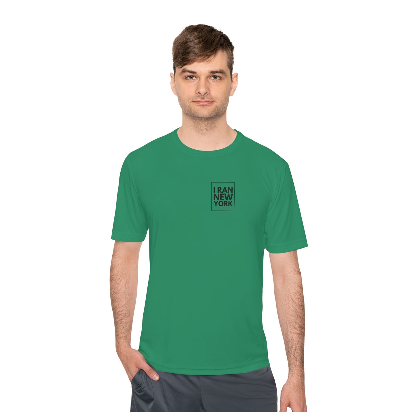 I RAN NY *Premium Athletic T-Shirt