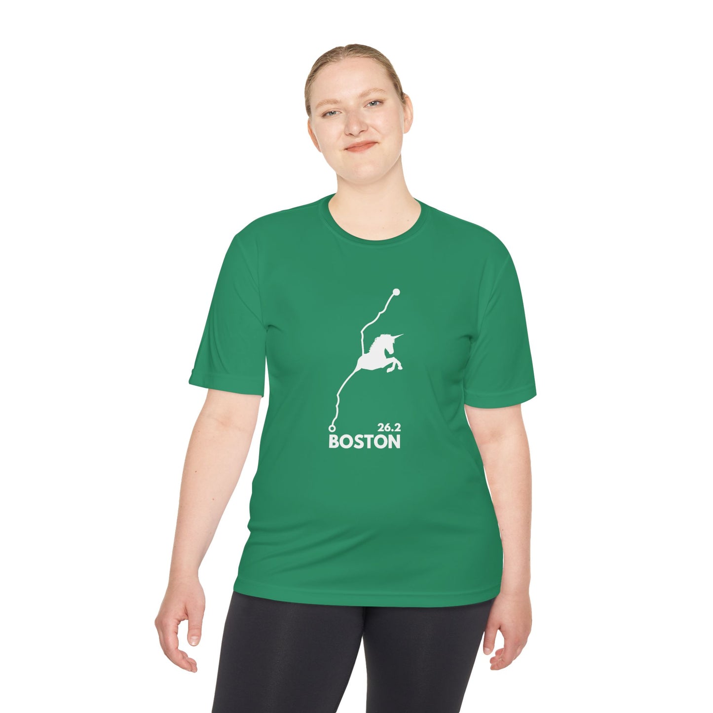 BOSTON MARATHON ROUTE 26.2 *Premium Athletic T-Shirt W