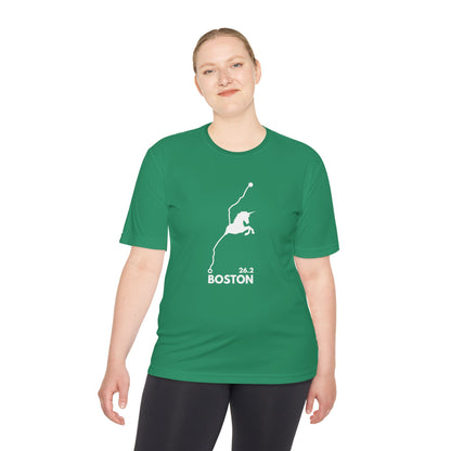 BOSTON MARATHON ROUTE 26.2 *Premium Athletic T-Shirt W