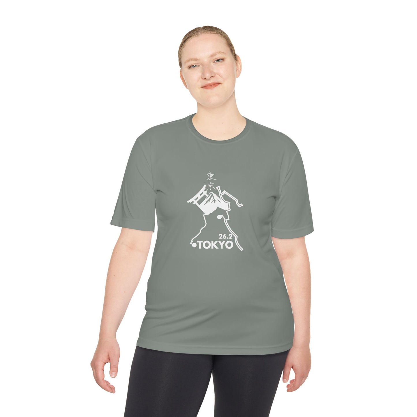 TOKYO MARATHON ROUTE *Premium Athletic T-Shirt W