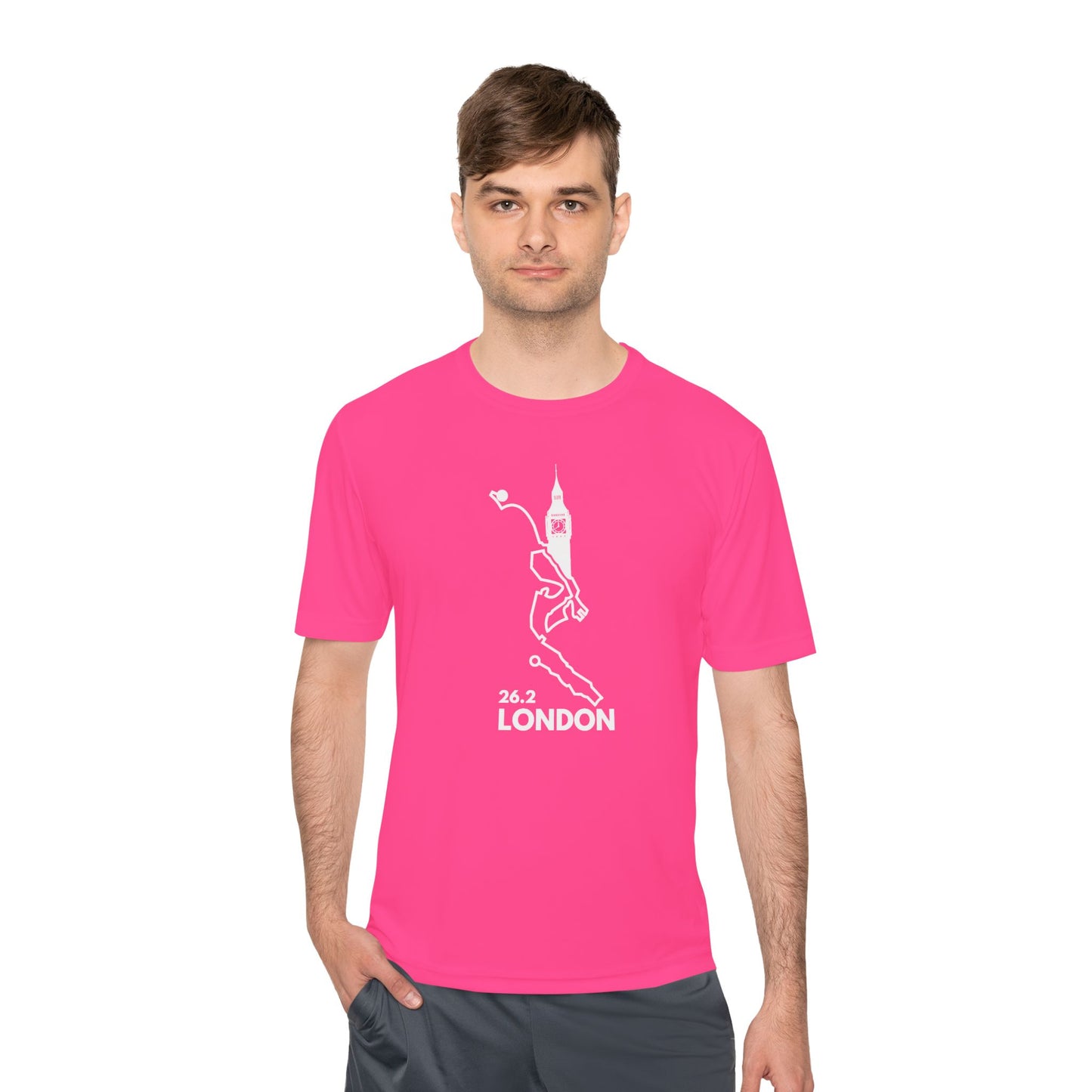 LONDON MARATHON ROUTE 26.2 - *Premium Athletic T-Shirt