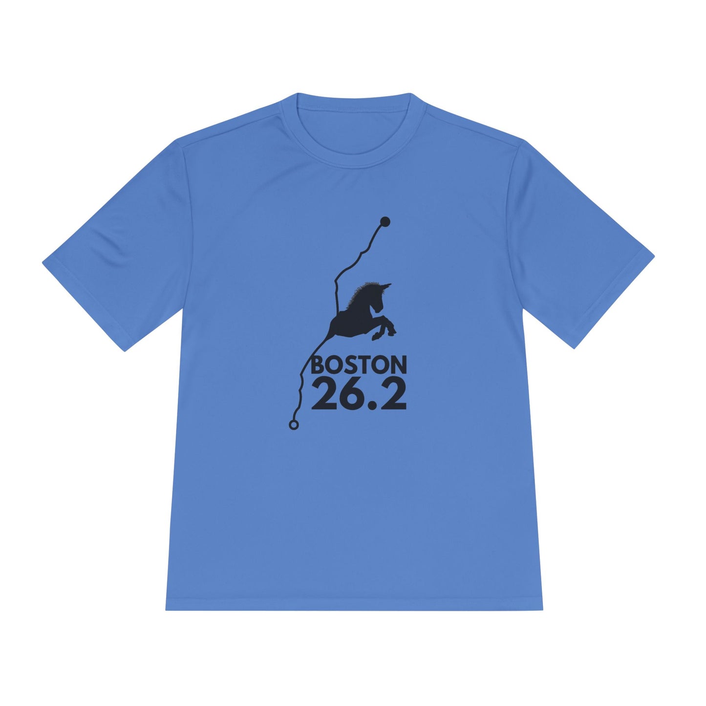 BOSTON MARATHON ROUTE 26.2 *Premium Athletic T-Shirt