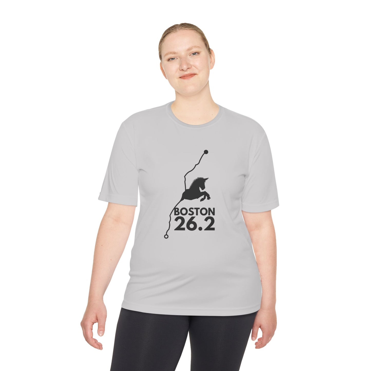 BOSTON MARATHON ROUTE 26.2 *Premium Athletic T-Shirt