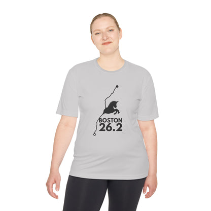 BOSTON MARATHON ROUTE 26.2 *Premium Athletic T-Shirt