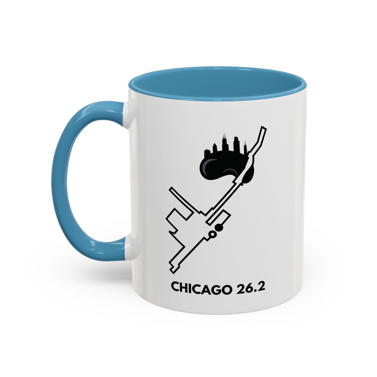 CHICAGO MARATHON ROUTE Mug