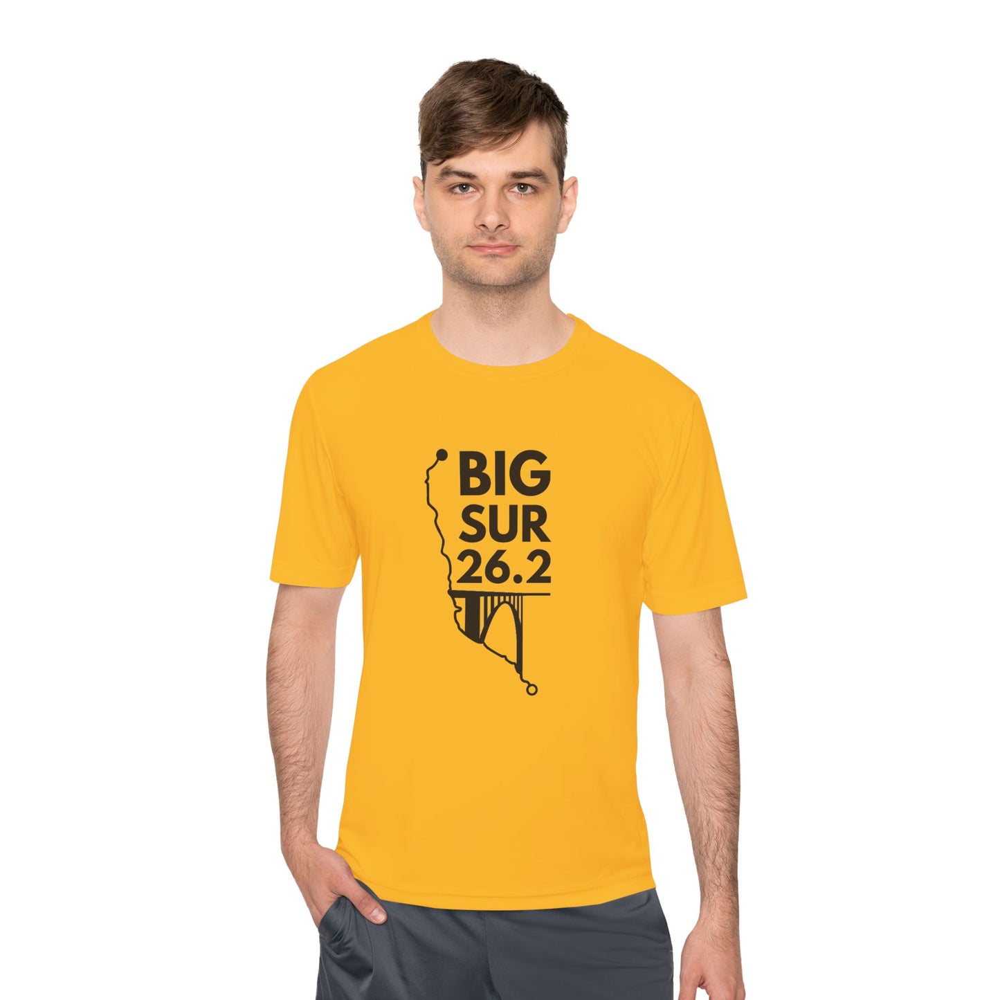 BIG SUR MARATHON ROUTE 26.2 - *Premium Athletic T-Shirt