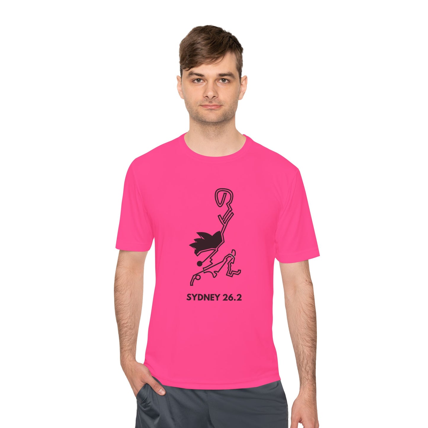 SYDNEY MARATHON ROUTE 26.2 *Premium Athletic T-Shirt