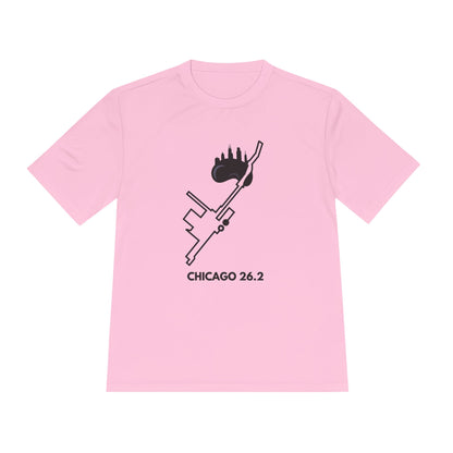 CHICAGO MARATHON ROUTE 26.2 *Premium Athletic T-Shirt