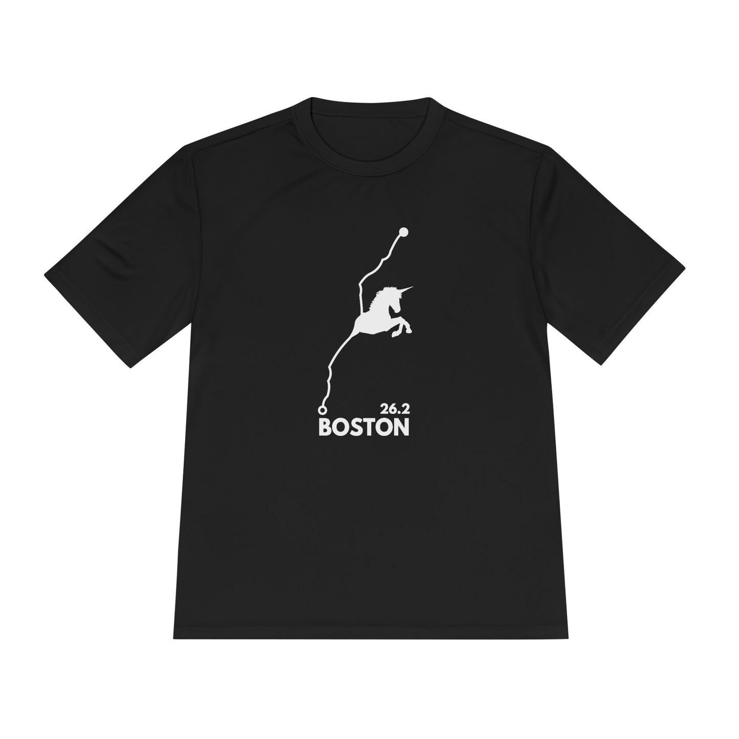 BOSTON MARATHON ROUTE 26.2 *Premium Athletic T-Shirt W