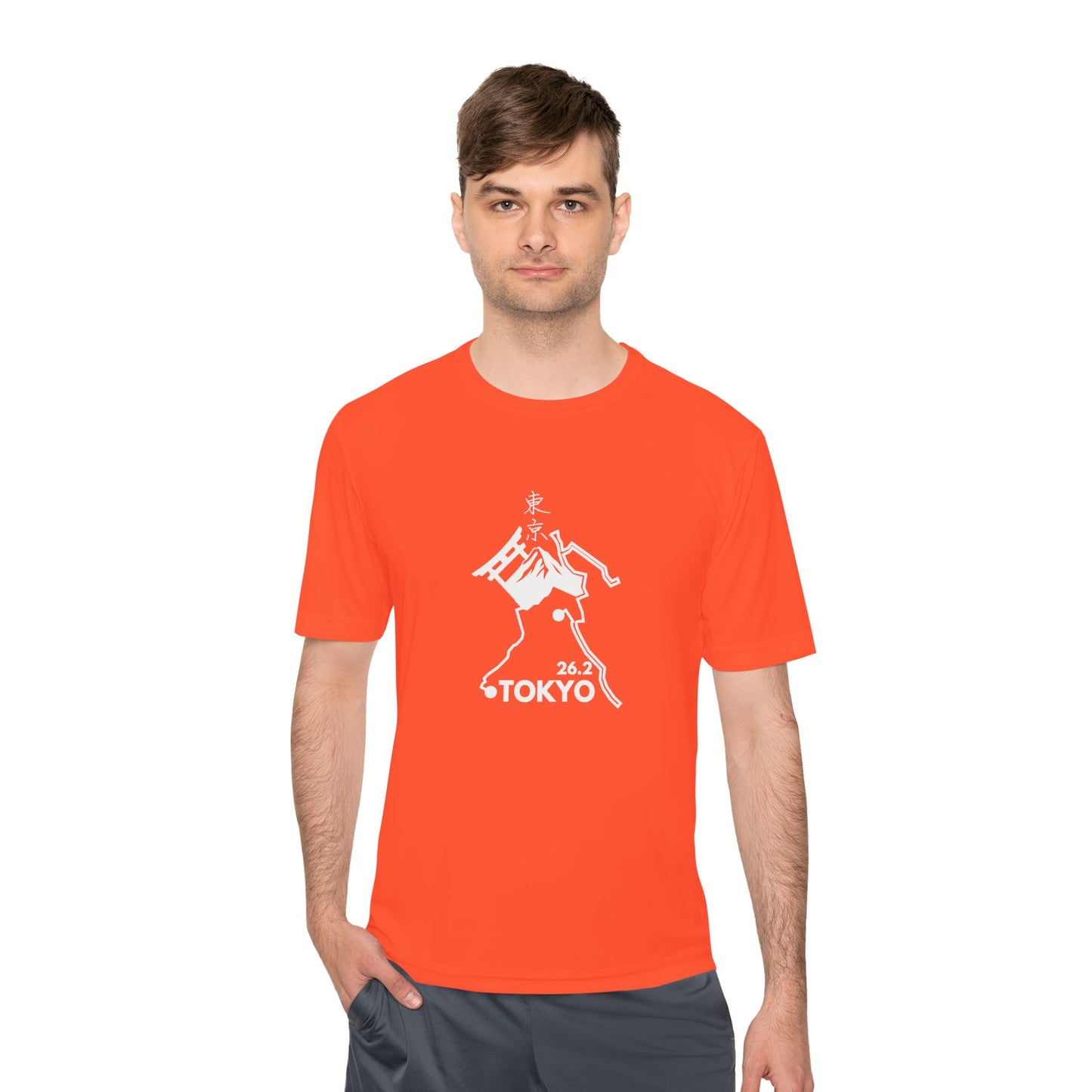 TOKYO MARATHON ROUTE *Premium Athletic T-Shirt W