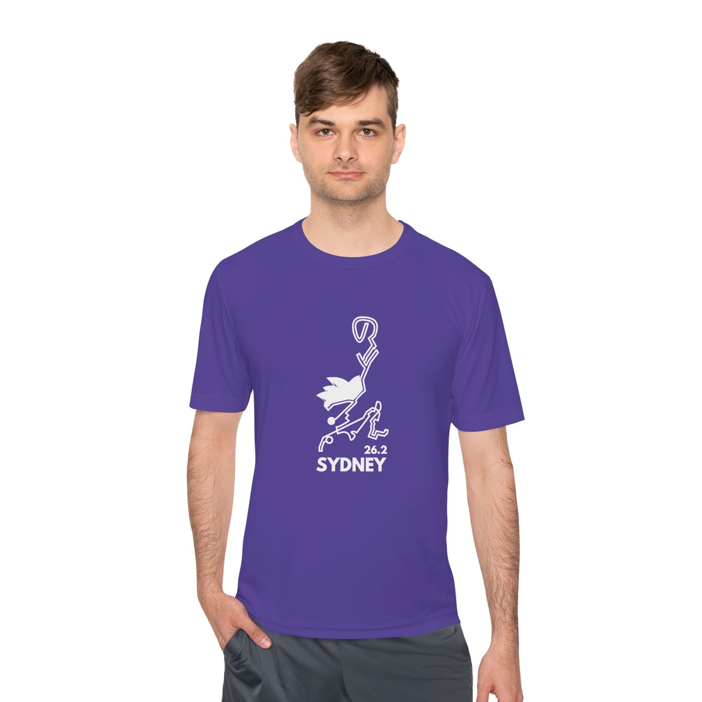 SYDNEY MARATHON ROUTE 26.2 *Premium Athletic T-Shirt W
