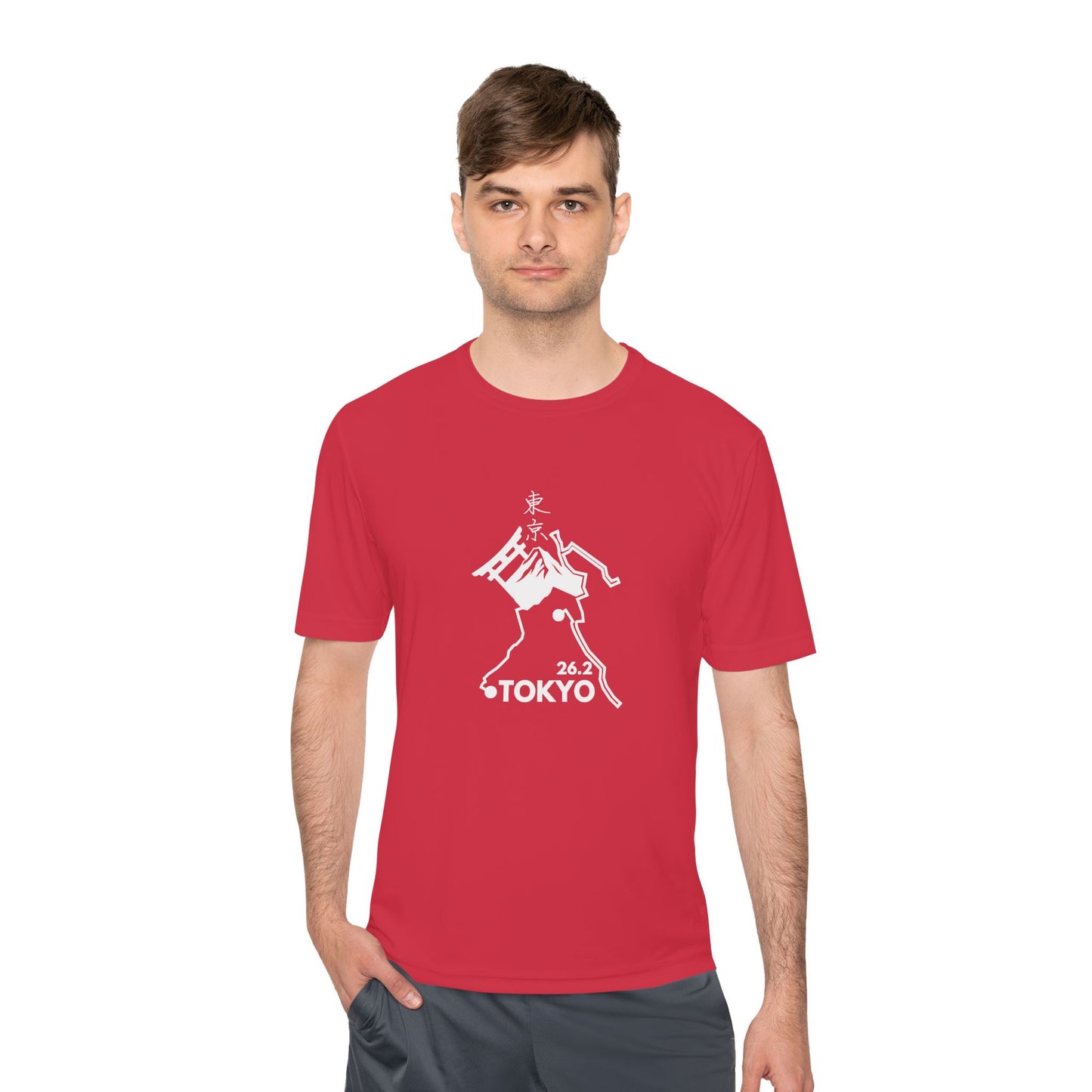 TOKYO MARATHON ROUTE *Premium Athletic T-Shirt W