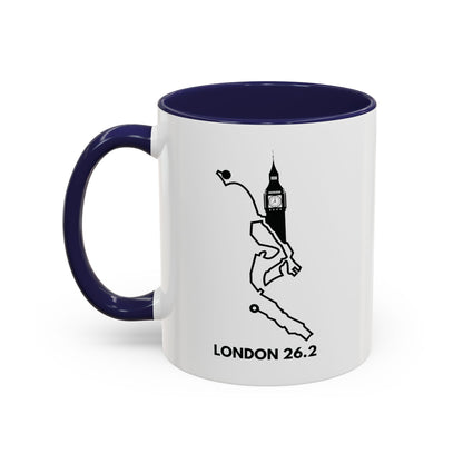 LONDON MARATHON ROUTE Mug