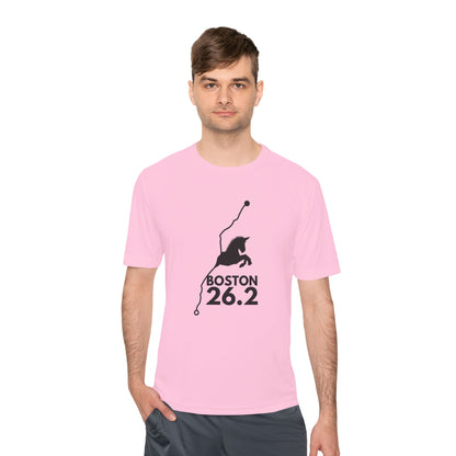 BOSTON MARATHON ROUTE 26.2 *Premium Athletic T-Shirt