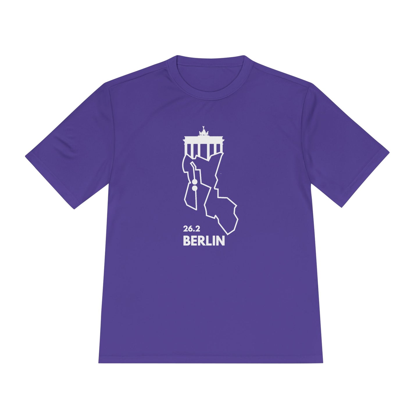 BERLIN MARATHON ROUTE 26.2 *Premium Athletic T-Shirt W