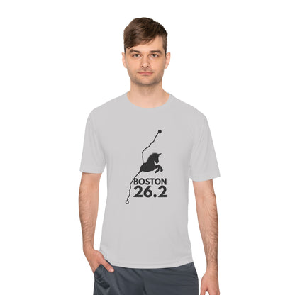 BOSTON MARATHON ROUTE 26.2 *Premium Athletic T-Shirt