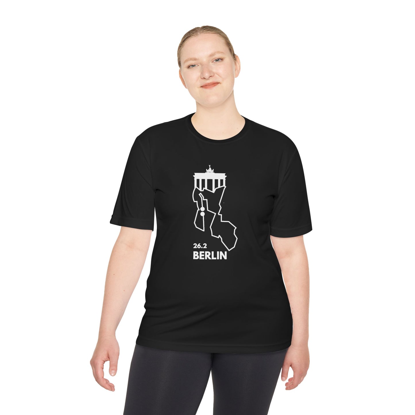 BERLIN MARATHON ROUTE 26.2 *Premium Athletic T-Shirt W