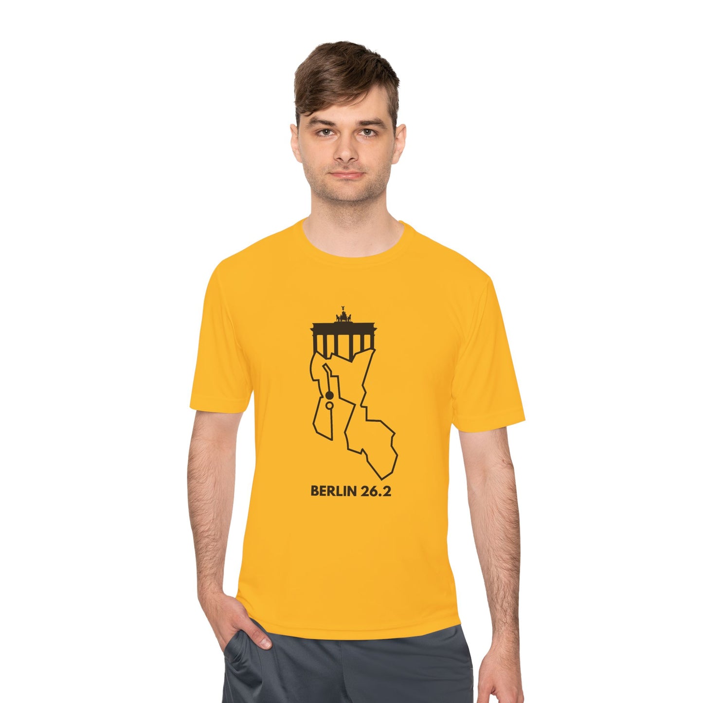 BERLIN MARATHON ROUTE 26.2 *Premium Athletic T-Shirt