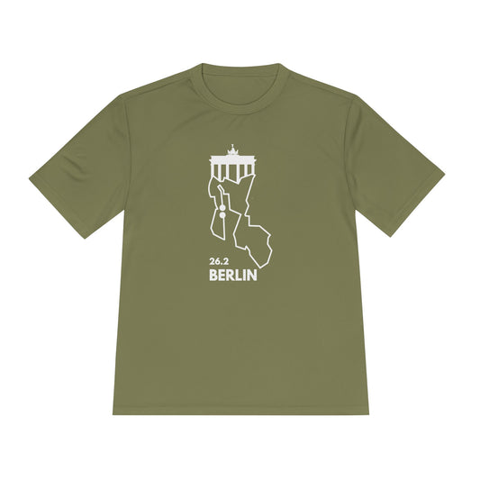 BERLIN MARATHON ROUTE 26.2 *Premium Athletic T-Shirt W
